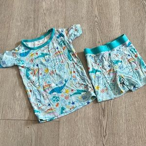 Little Sleepies cute summer shortie set - 12-18mo